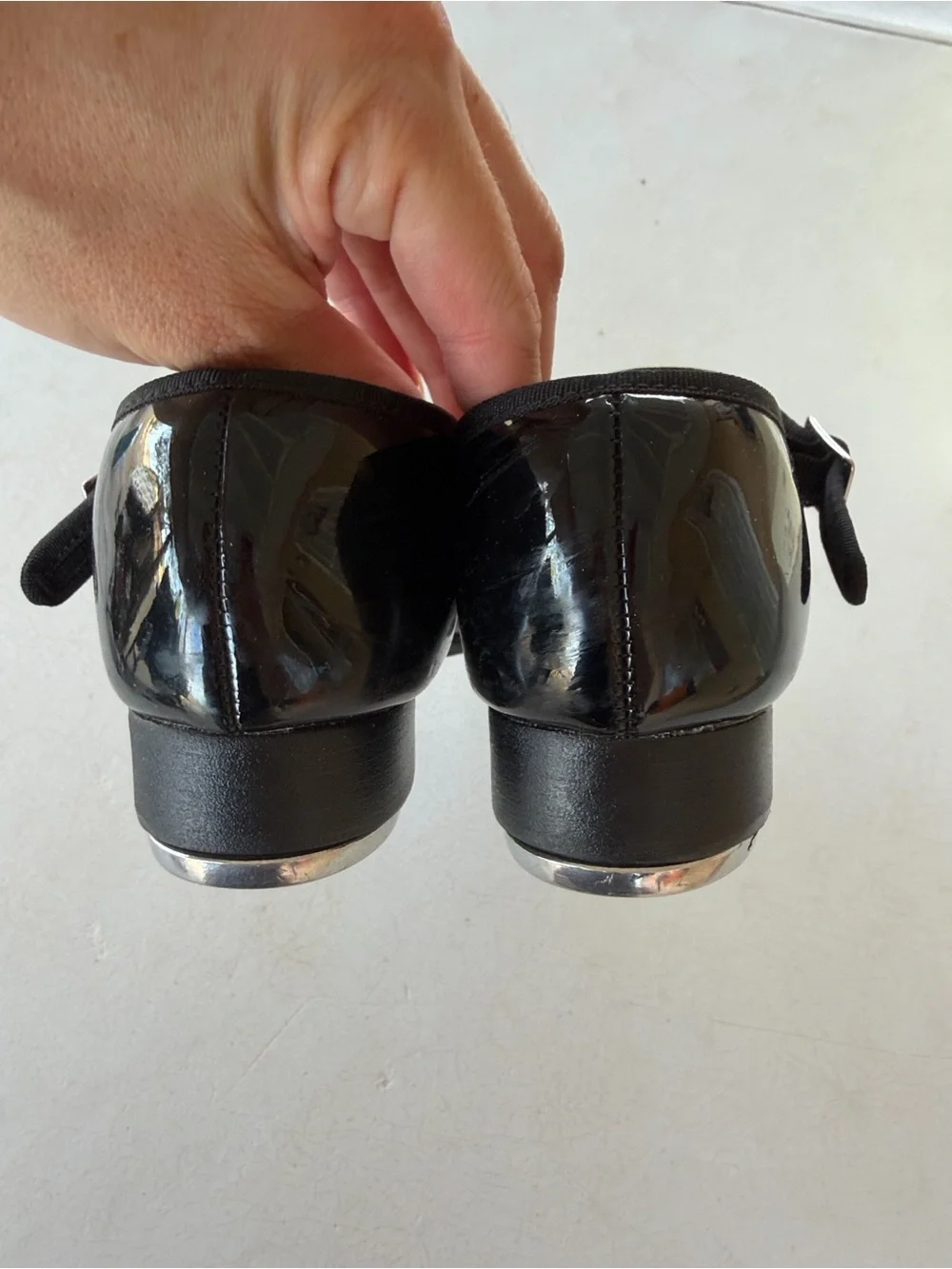 Capezio Black Patent Mary Jane Dance Shoes for Kids